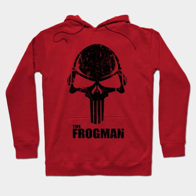 The Frogman (distressed) Hoodie by TCP